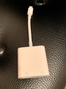 iPhone用USB変換アダプタ